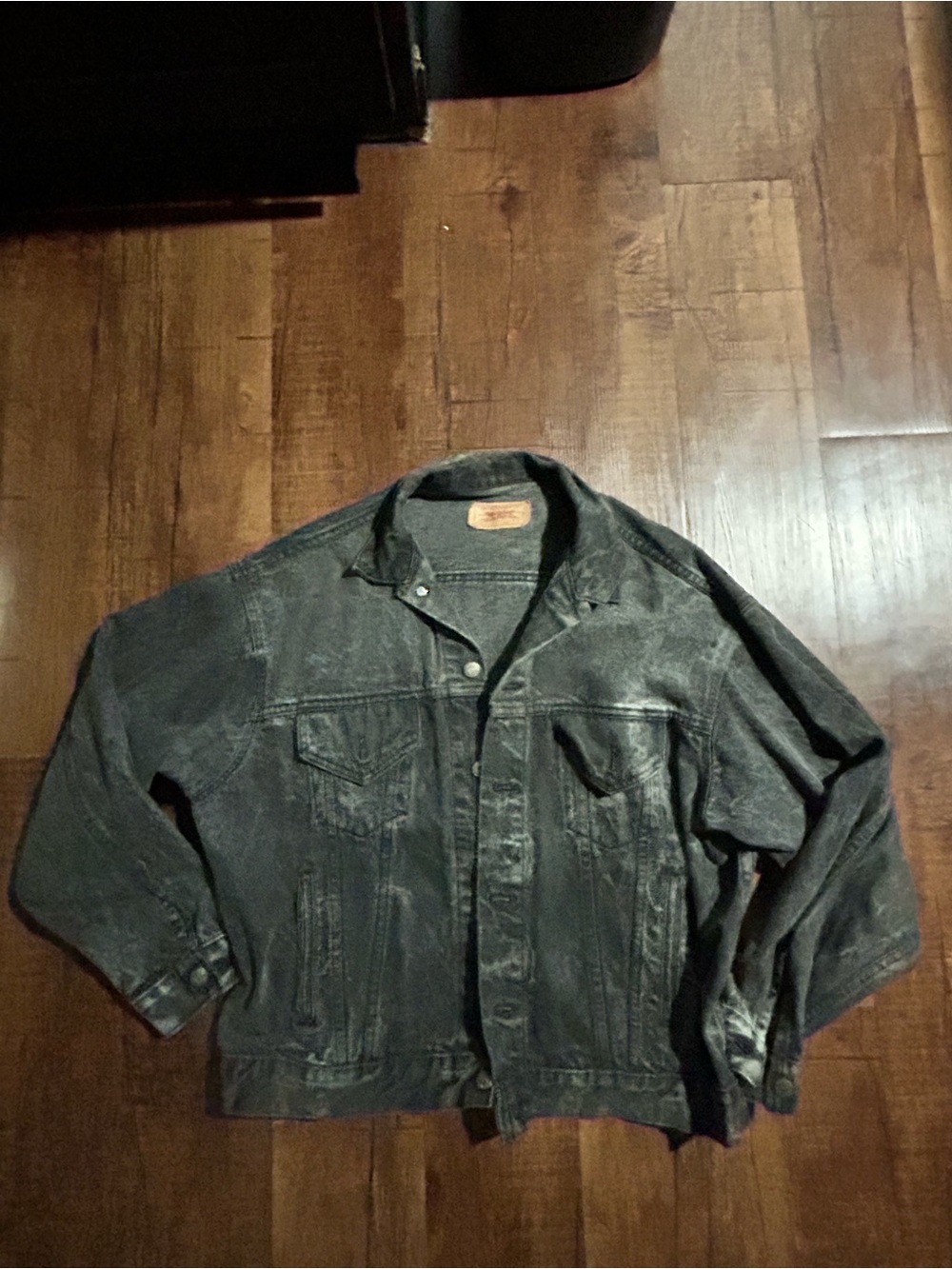 Levi's Washed Black Denim Jacket
